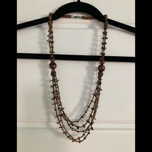 Wooden Bead Necklace